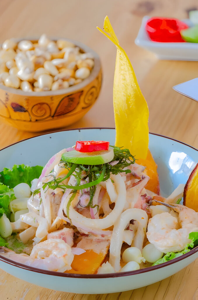 What is the national dish of Peru ceviche