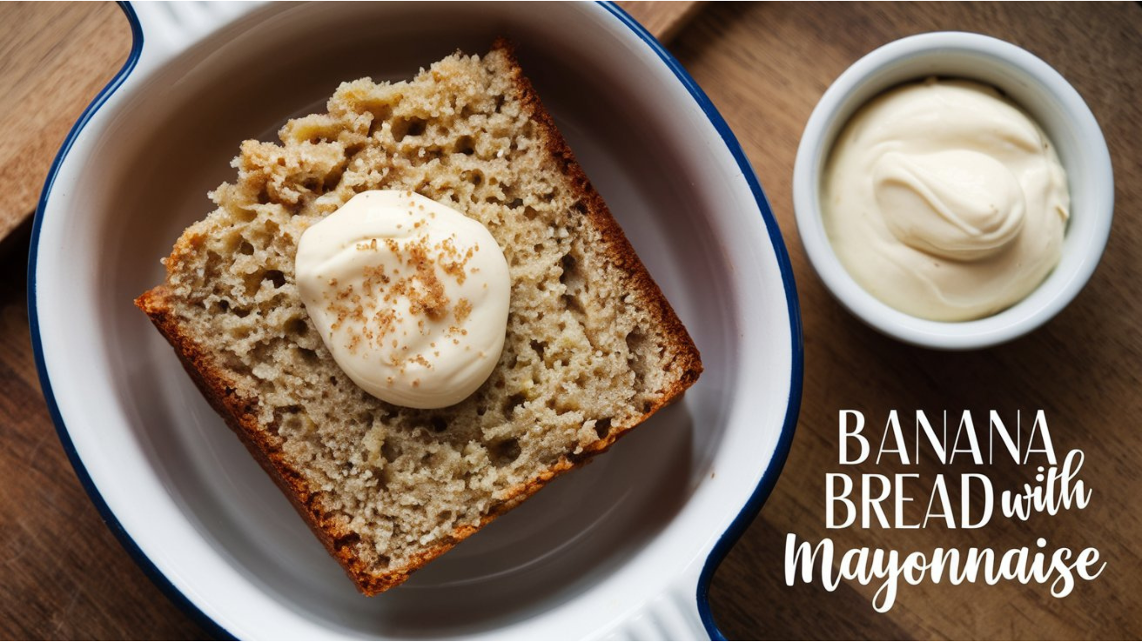 4 Ingredient Banana Bread with Mayonnaise