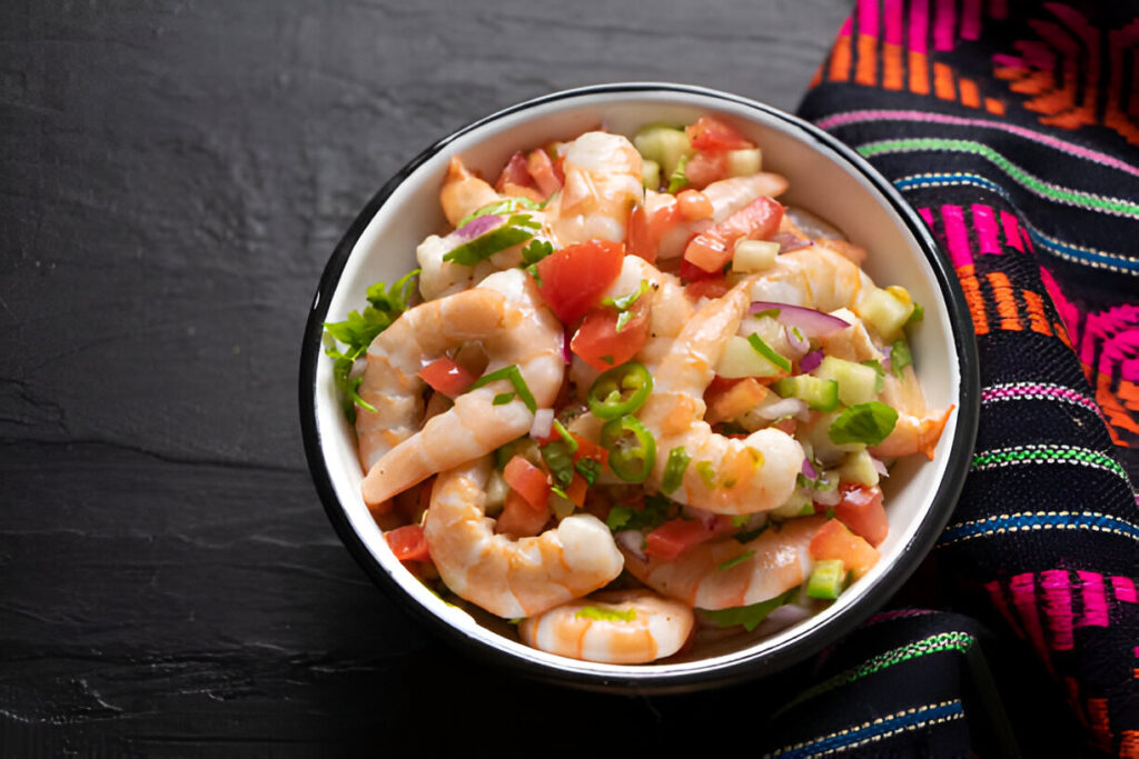 Mexican Shrimp Ceviche Recipe with Clamato