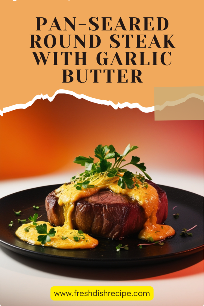 Pan-Seared Round Steak with Garlic Butter