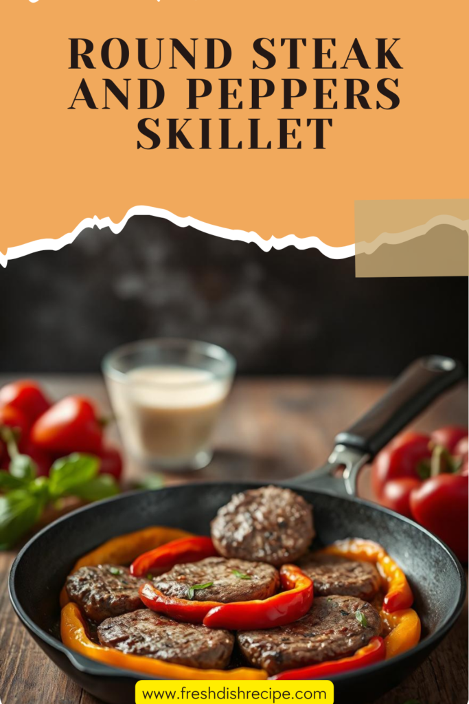 Round Steak and Peppers Skillet