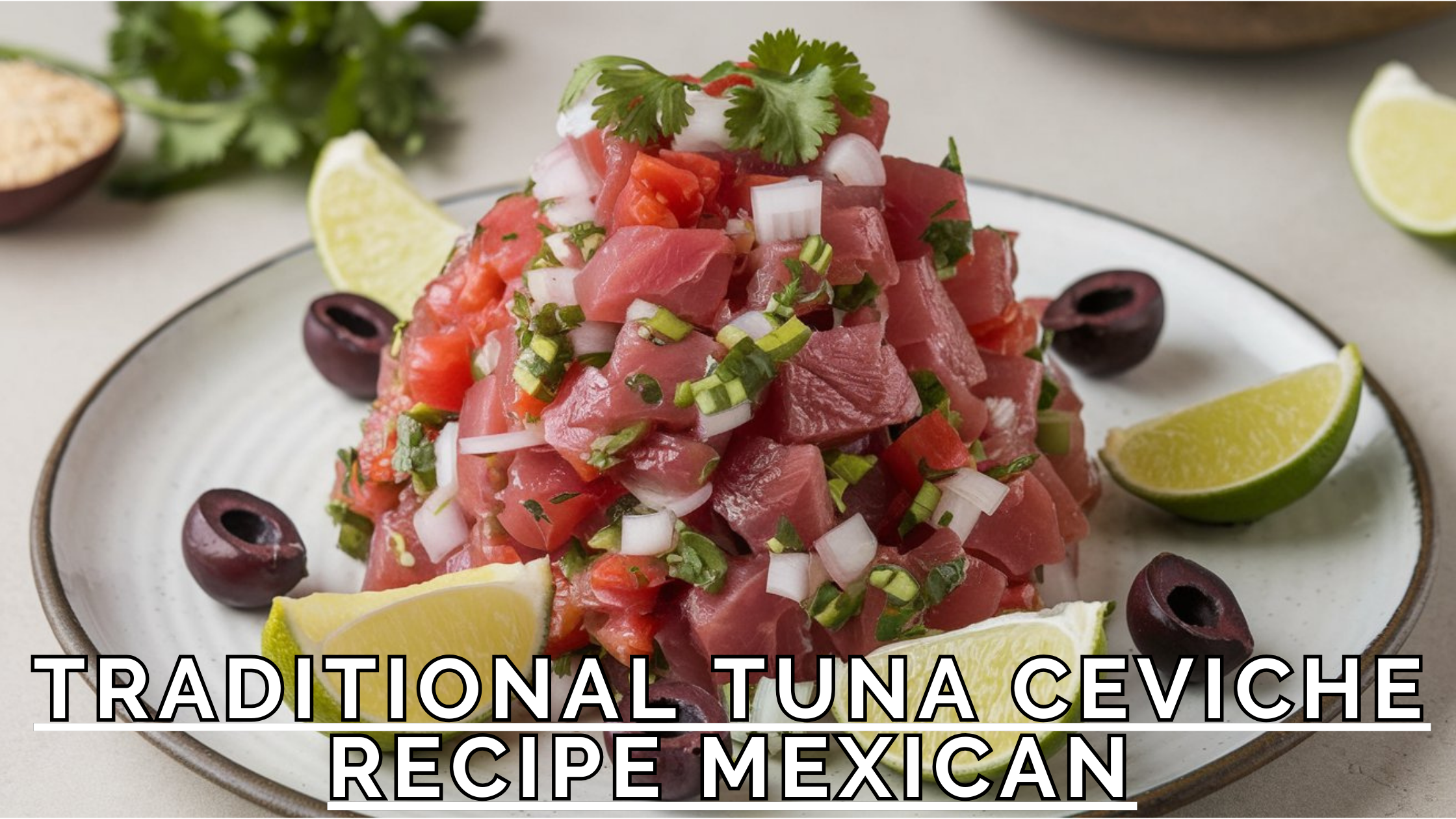 Traditional Tuna Ceviche Recipe Mexican