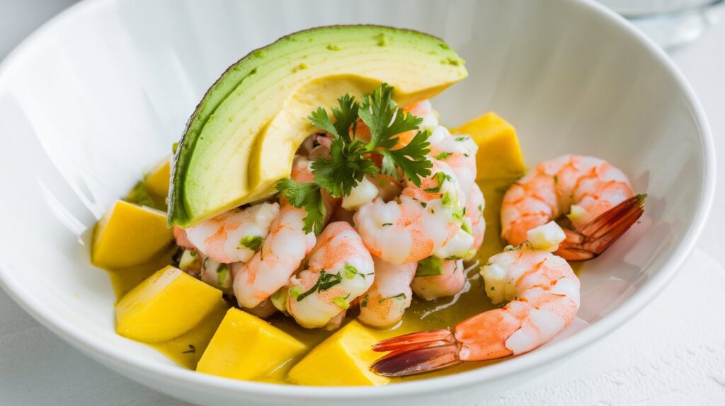 Shrimp Ceviche with Mango and Avocado