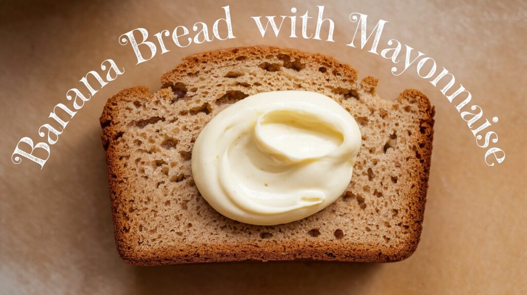 4 Ingredient Banana Bread with Mayonnaise