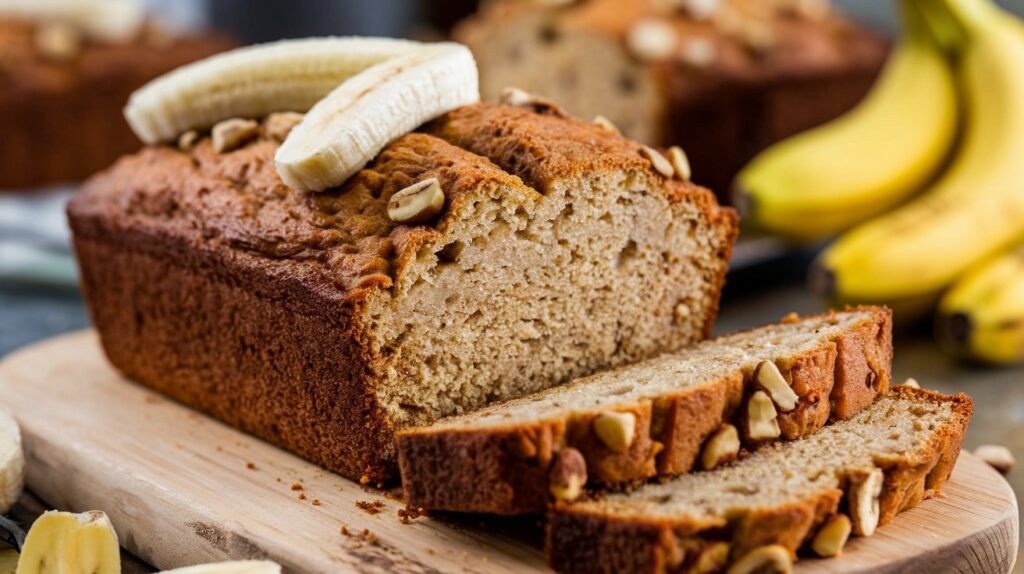 4 ingredient banana bread