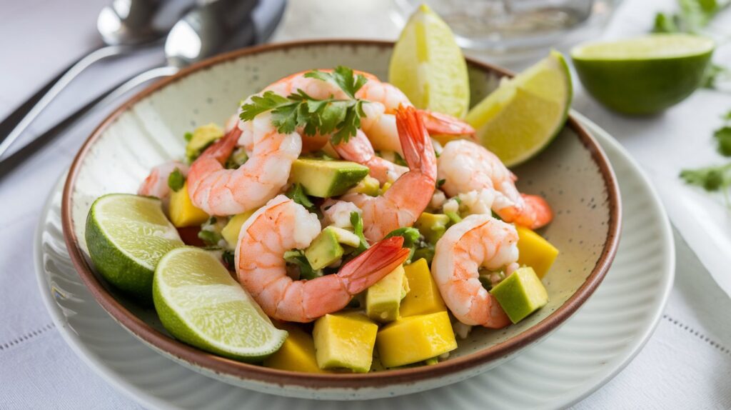 Shrimp Ceviche with Mango and Avocado