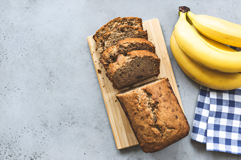 4 ingredient banana bread