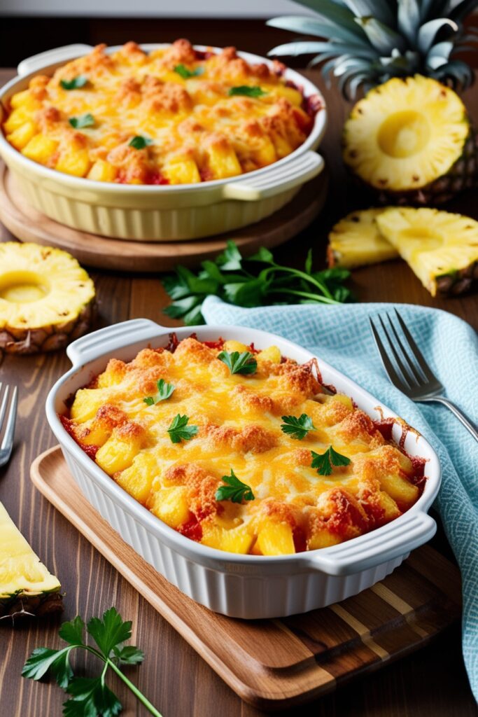 Pineapple Casserole Recipe with Cheese