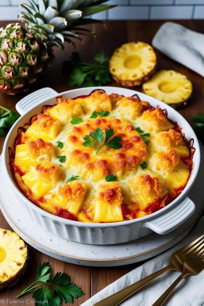 Pineapple Casserole Recipe with Cheese