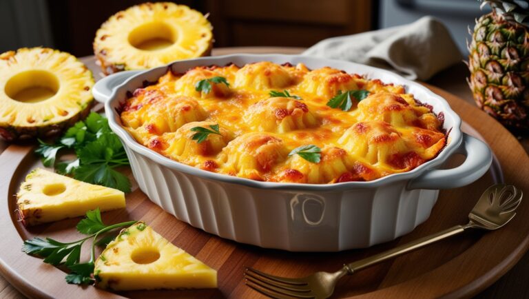 Pineapple Casserole Recipe with Cheese